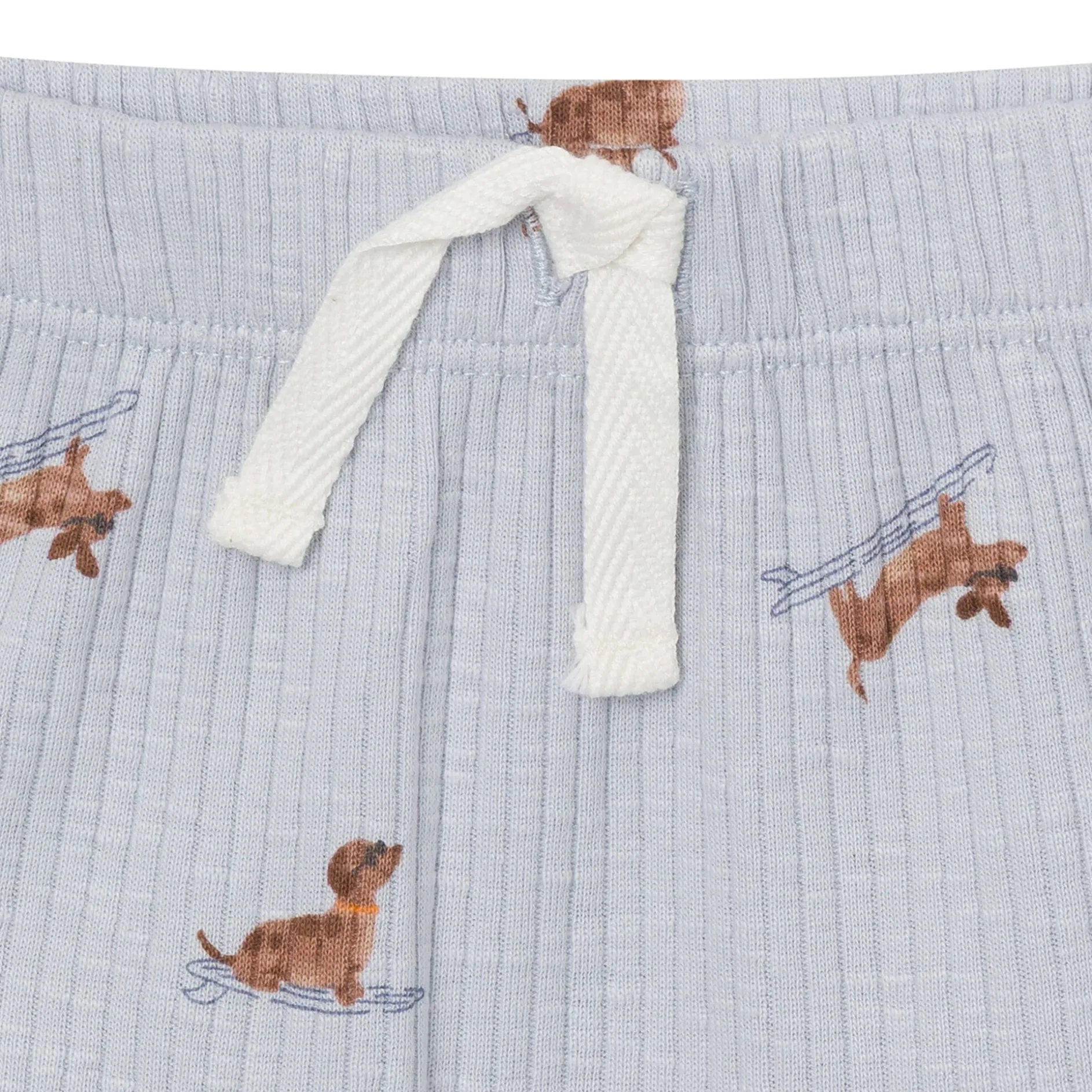 4-Piece Baby Boys Dachshund Surf Short Sleeve Bodysuits and Shorts Set
