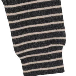 2-Piece Baby Boys Dark Grey Heather Stripe Hacci Hoodie and Jogger Pants Set