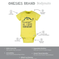 6-Piece Baby Boys Dino Onesies® Brand Bodysuits & Pants Set