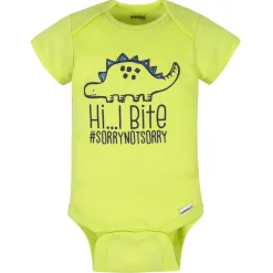 6-Piece Baby Boys Dino Onesies® Brand Bodysuits & Pants Set