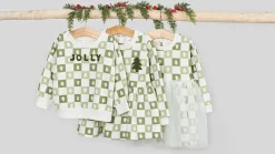 2-Piece Baby Boys Green Trees Sweatshirt and Pant Set