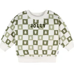 2-Piece Baby Boys Green Trees Sweatshirt and Pant Set