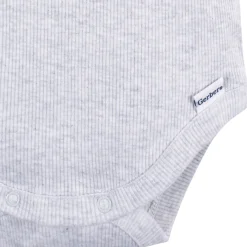 2-Piece Baby Boys Grey Heather Bodysuit and Shorts Set