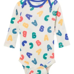 4-Piece Baby Boys Happy Letters Onesies® Bodysuits and Pants