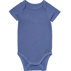 4-Piece Baby Boys Light Blue Whale Viscose Bodysuits and Pants Set