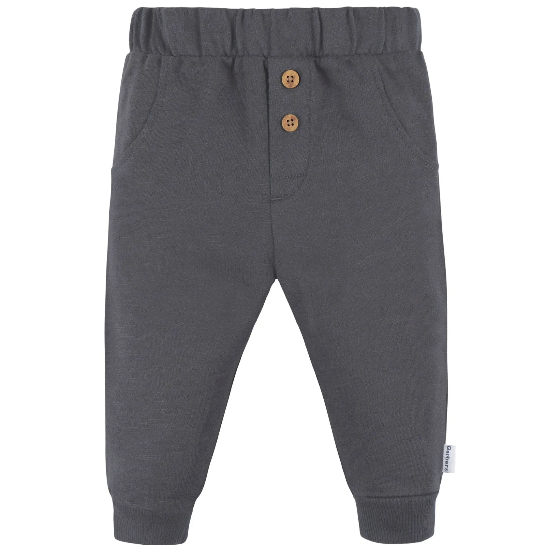 2-Piece Baby Boys Little Dude Top & Joggers Set