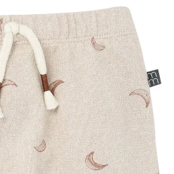 2-Piece Baby Boys Oatmeal Moon Hacci Top and Pants Set