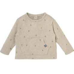 2-Piece Baby Boys Olive Cactus Hacci Top and Pants Set