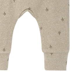 2-Piece Baby Boys Olive Cactus Hacci Top and Pants Set