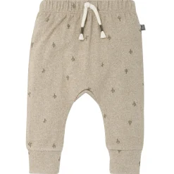 2-Piece Baby Boys Olive Cactus Hacci Top and Pants Set