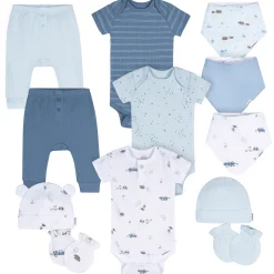 12-Piece Baby Boys Road Trip Everyday Basics Gift Set