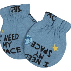 8-Piece Baby Boys Space Explorer No Scratch Mittens & Caps Set
