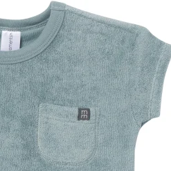 2-Piece Baby Boys Teal Shirt and Shorts Set