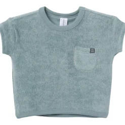 2-Piece Baby Boys Teal Shirt and Shorts Set