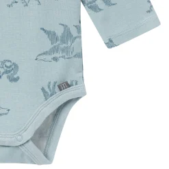 4-Piece Baby Boys Woodland Animals Viscose Bodysuits and Pants Set