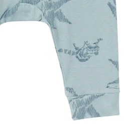 4-Piece Baby Boys Woodland Animals Viscose Bodysuits and Pants Set