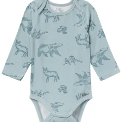 4-Piece Baby Boys Woodland Animals Viscose Bodysuits and Pants Set