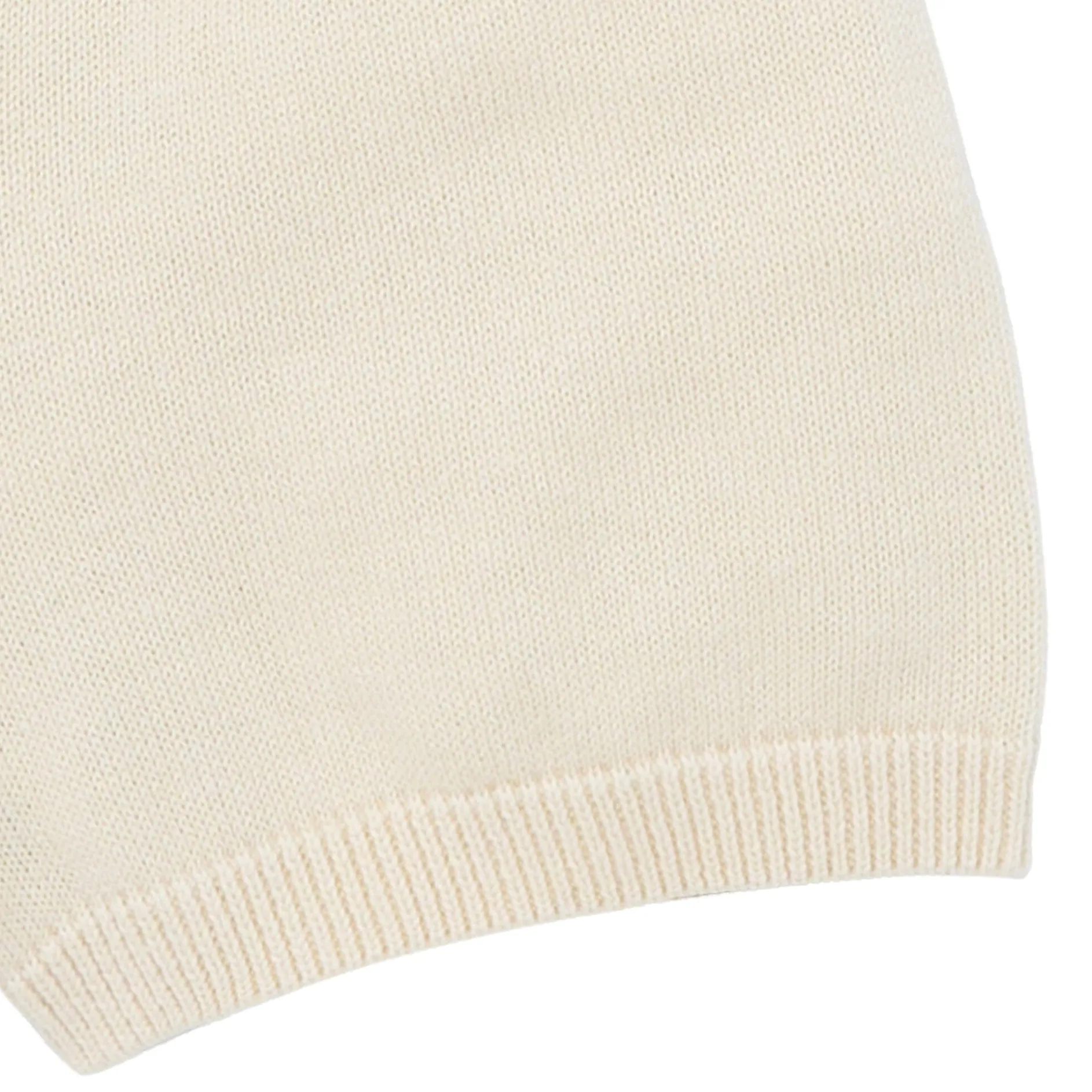 2-Piece Baby Girls Beige Sweater Knit Top and Shorts Set