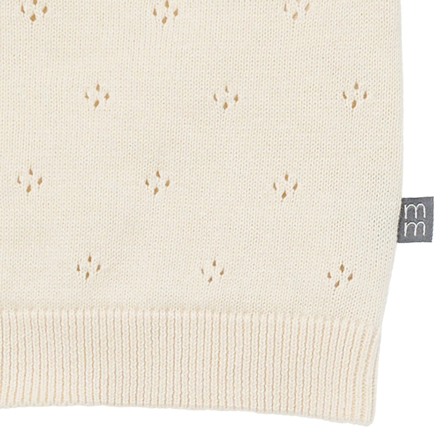 2-Piece Baby Girls Beige Sweater Knit Top and Shorts Set