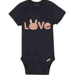 6-Piece Baby Girls Bunny Onesies® Brand Bodysuits & Pants Set