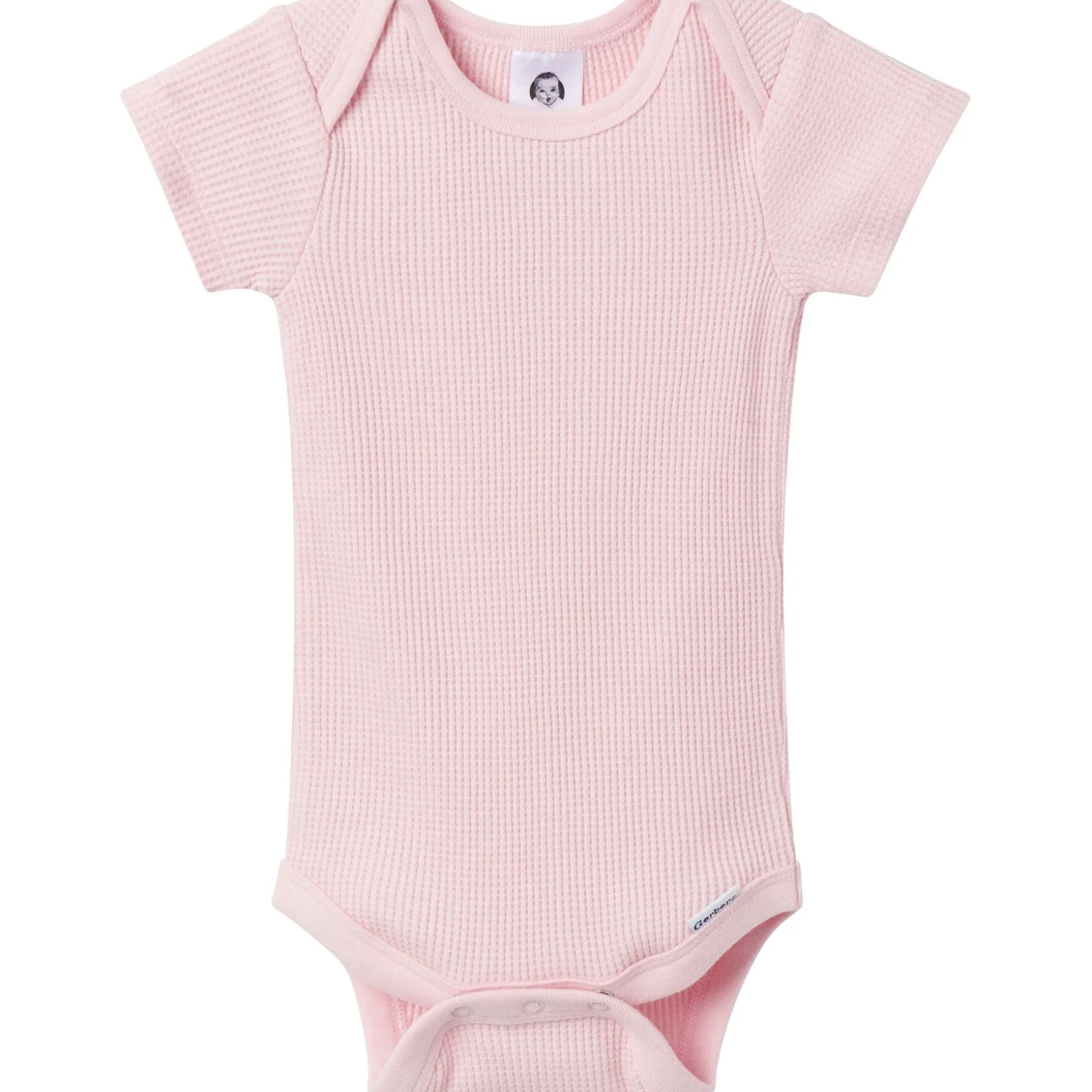 2-Piece Baby Girls Chalk Pink Onesies® Bodysuit and Pants Set