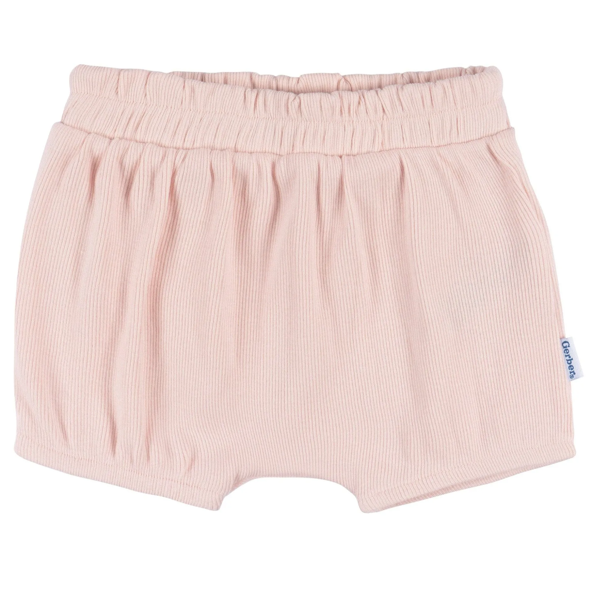 2-Piece Baby Girls Crystal Pink Bodysuit and Shorts Set