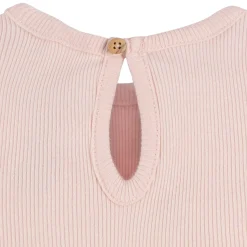 2-Piece Baby Girls Crystal Pink Bodysuit and Shorts Set