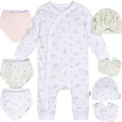 8-Piece Baby Girls Deer Baby Basics Gift Set