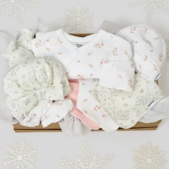 8-Piece Baby Girls Deer Baby Basics Gift Set