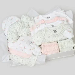 13-Piece Baby Girls Deer Baby Essentials Gift Set
