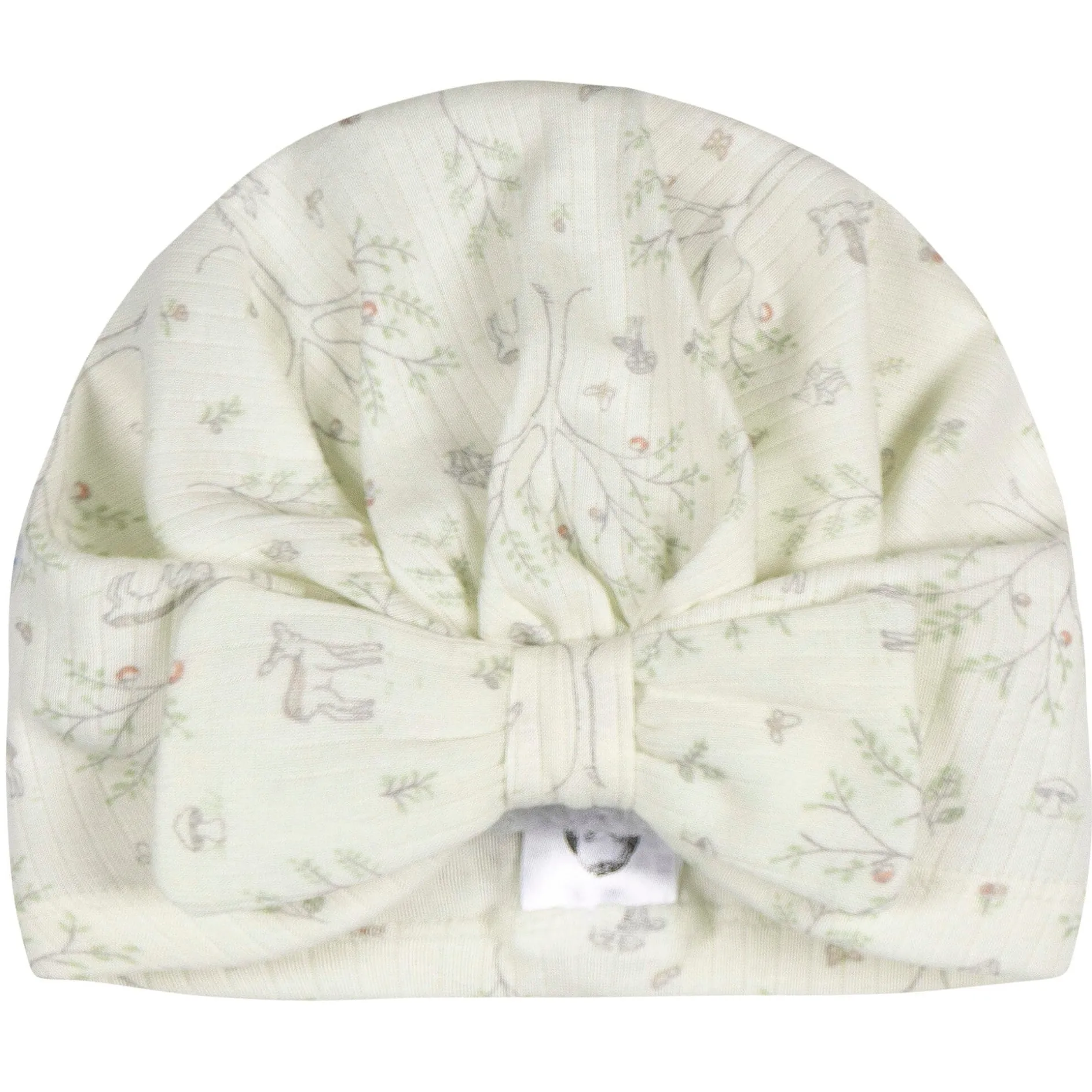 4-Piece Baby Girls Deer Cap and Mitten Set