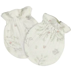 4-Piece Baby Girls Deer Cap and Mitten Set