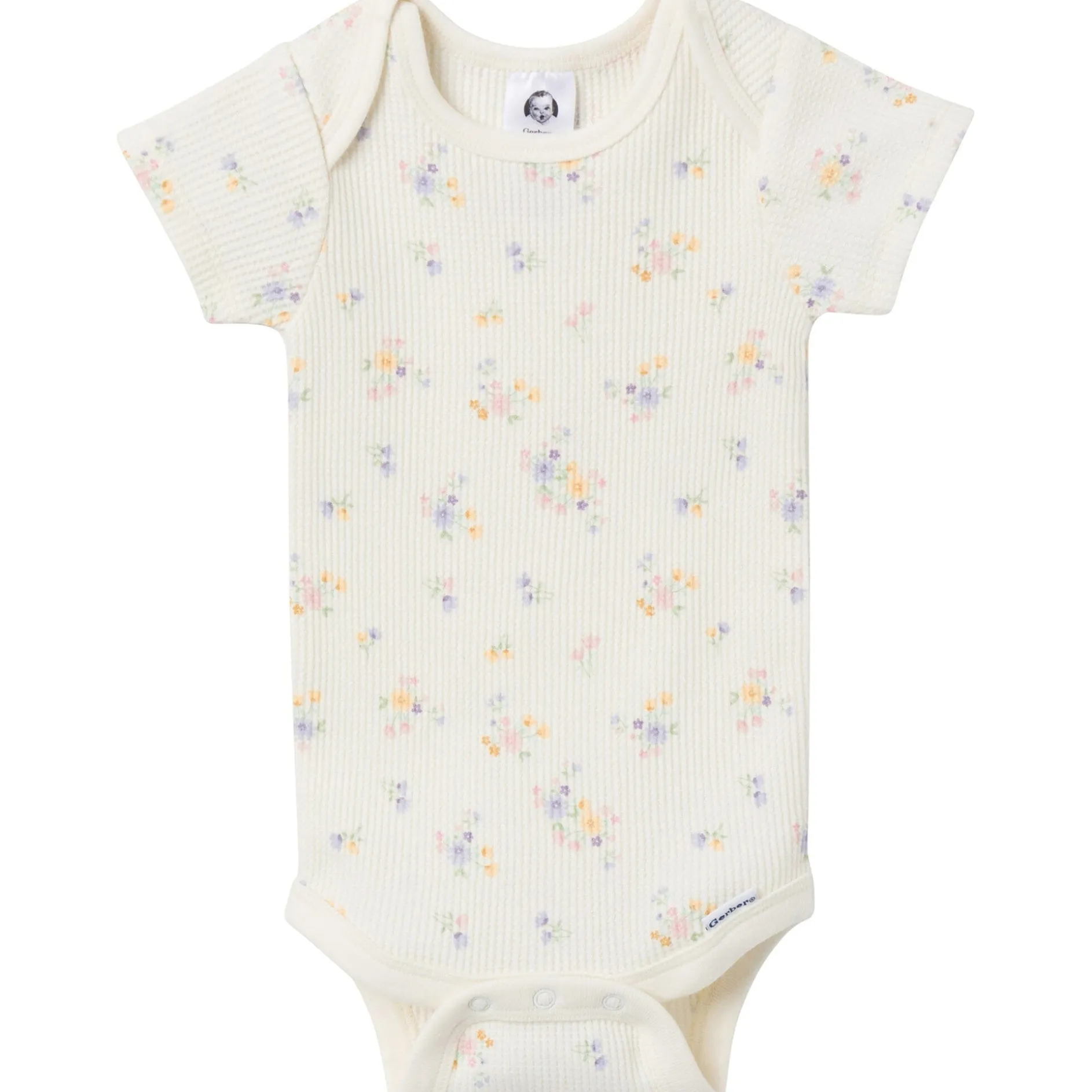 2-Piece Baby Girls Ditsy Floral Onesies® Bodysuit and Pants Set