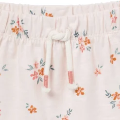 4-Piece Baby Girls Flower Bunches Sleeveless Peplum Tops and Shorts Set