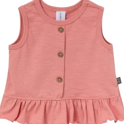 4-Piece Baby Girls Flower Bunches Sleeveless Peplum Tops and Shorts Set