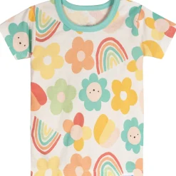 4-Piece Baby Girls Flowers Pajamas Sets