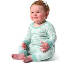 4-Piece Baby Girls Flowers Pajamas Sets