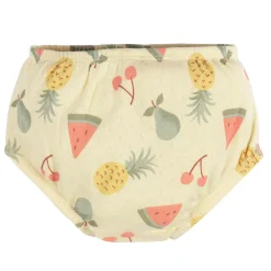 2-Piece Baby Girls Fruit Dress & Diaper Cover Set