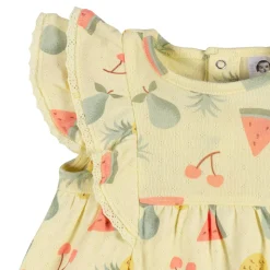 2-Piece Baby Girls Fruit Dress & Diaper Cover Set