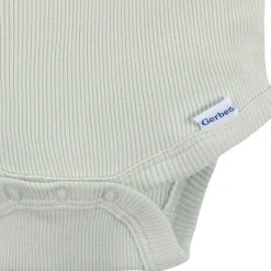 2-Piece Baby Girls Green Lily Bodysuit and Shorts Set
