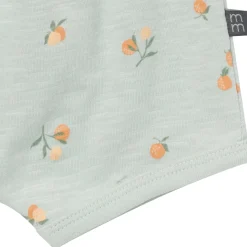 4-Piece Baby Girls Light Sky Oranges Sleeveless Peplum Tops and Shorts Set