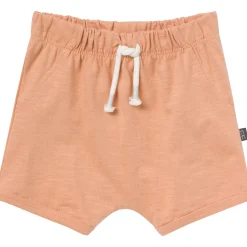 4-Piece Baby Girls Light Sky Oranges Sleeveless Peplum Tops and Shorts Set