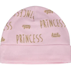 8-Piece Baby Girls Little Princess Caps & Mittens Set