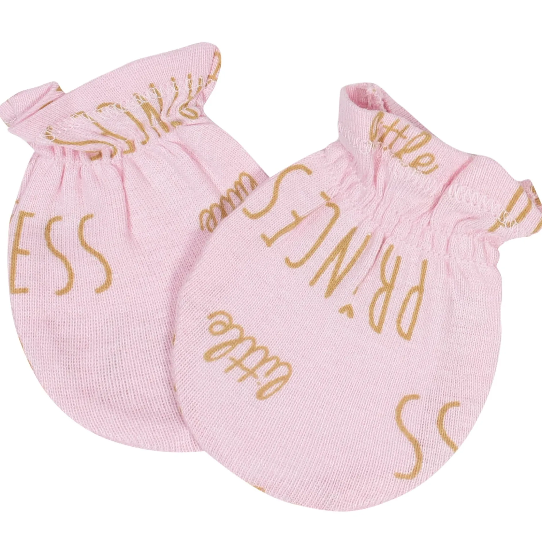 8-Piece Baby Girls Little Princess Caps & Mittens Set