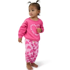 2-Piece Baby Girls Love Mama Sweatshirt Set