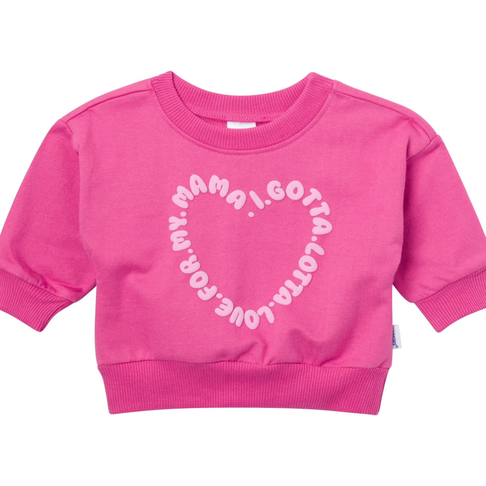 2-Piece Baby Girls Love Mama Sweatshirt Set