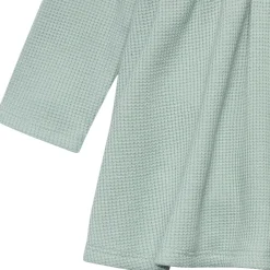 2-Piece Baby Girls Medium Sky Waffle Dress Set
