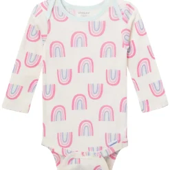 4-Piece Baby Girls Party Rainbow Onesies® Bodysuits and Pants