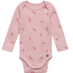2-Piece Baby Girls Pink Bunnies Bodysuit and Pant Set
