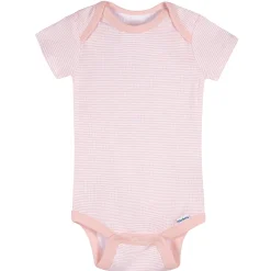 5-Piece Baby Girls Pink Garden Bodysuits & Pants Set